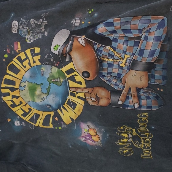 Abercrombie & Fitch soft A&F snoop doggy dog “doggy dog world” graphic tee small - Picture 2 of 3